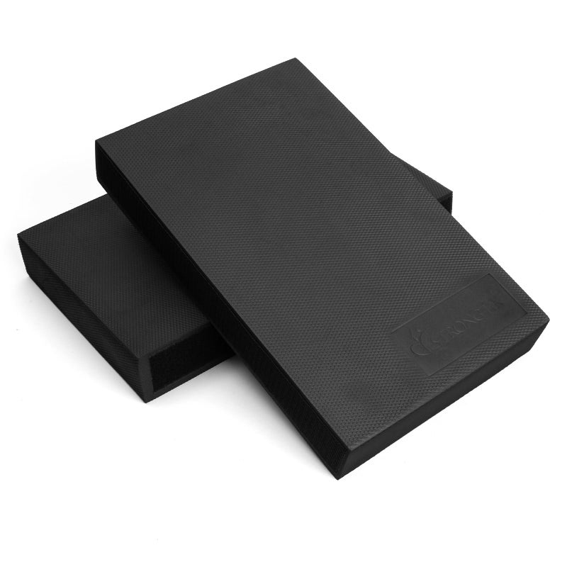 StrongTek 2-in-1 Non-Slip Balance Pad - High-Density Foam Cushion, Supportive Exercise Mat & Knee Pad for Core Training, Yoga, Pilates, Physical Therapy, Stability Training, Stretching, and Rehab - Image 1